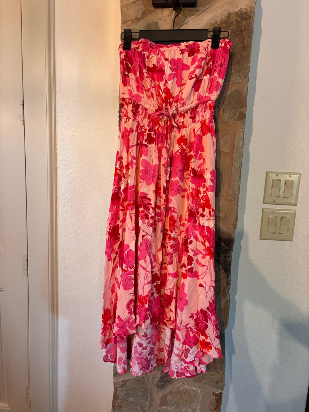 Dress Day S midi strapless dress